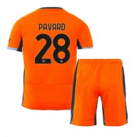 Inter Milan Benjamin Pavard #28 Tredjedraktsett Barn 2023-24 Kortermet (+ Korte bukser)